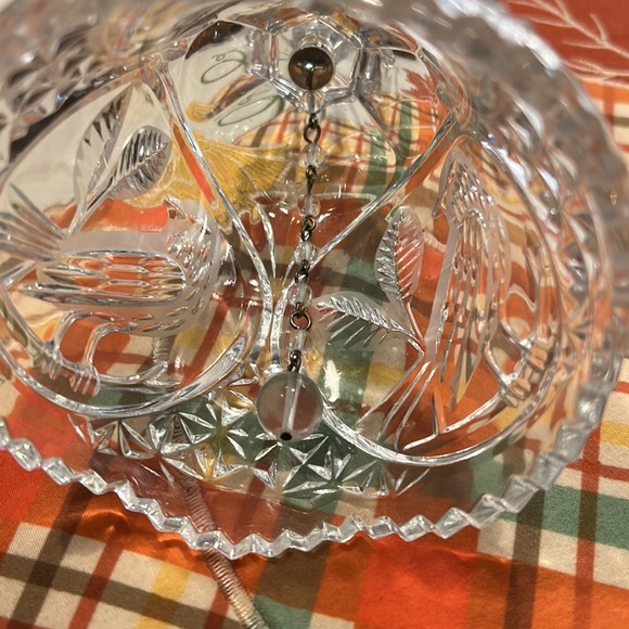 Hofbauer (Bavaria, West Germany) "The Byrdes Collection" 8”Lead Crystal Bell - Picture 3 of 5